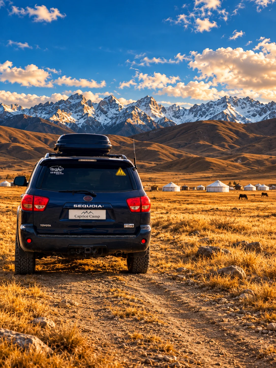 Toyota Sequoia — сзади, стилизованное изображение